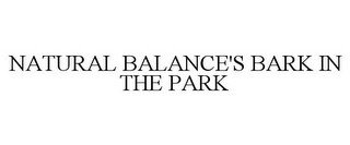 NATURAL BALANCE'S BARK IN THE PARK recognize phone