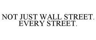 NOT JUST WALL STREET. EVERY STREET. recognize phone