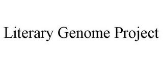 LITERARY GENOME PROJECT