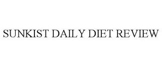 SUNKIST DAILY DIET REVIEW