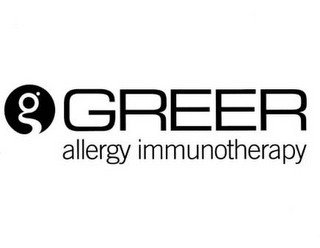 G GREER ALLERGY IMMUNOTHERAPY recognize phone