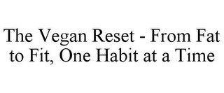 THE VEGAN RESET - FROM FAT TO FIT, ONE HABIT AT A TIME