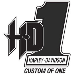 HD 1 HARLEY-DAVIDSON CUSTOM OF ONE