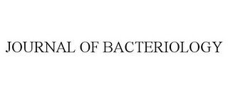 JOURNAL OF BACTERIOLOGY