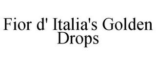 FIOR D' ITALIA'S GOLDEN DROPS