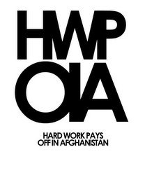 HWP OIA HARD WORK PAYS OFF IN AFGHANISTAN