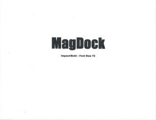 MAGDOCK IMPACT/BOLD - FONT SIZE 72