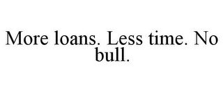 MORE LOANS. LESS TIME. NO BULL. recognize phone