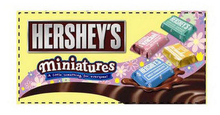 HERSHEY'S MINIATURES A LITTLE SOMETHING FOR EVERYONE! HERSHEY'S SPECIAL DARK MILDLY SWEET CHOCOLATE HERSHEY'S KRACKEL MADE WITH CHOCOLATE AND CRISPED RICE HERSHEY'S MR. GOODBAR MADE WITH CHOCOLATE AND PEANUTS HERSHEY'S MILK CHOCOLATE