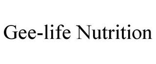 GEE-LIFE NUTRITION