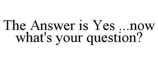 THE ANSWER IS YES ...NOW WHAT'S YOUR QUESTION?