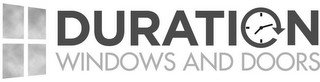 DURATION WINDOWS AND DOORS