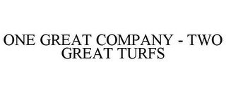 ONE GREAT COMPANY - TWO GREAT TURFS
