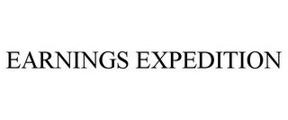 EARNINGS EXPEDITION