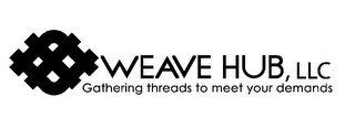 WEAVE HUB, LLC GATHERING THREADS TO MEET YOUR DEMANDS