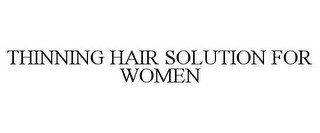 THINNING HAIR SOLUTION FOR WOMEN recognize phone