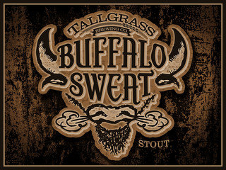 TALLGRASS BREWING CO. BUFFALO SWEAT STOUT