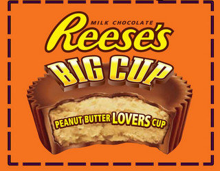REESE'S BIG CUP MILK CHOCOLATE PEANUT BUTTER LOVERS CUP recognize phone
