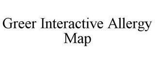 GREER INTERACTIVE ALLERGY MAP