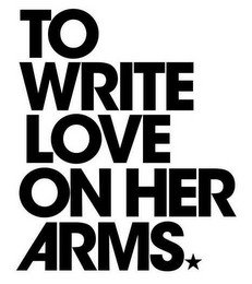 TO WRITE LOVE ON HER ARMS recognize phone