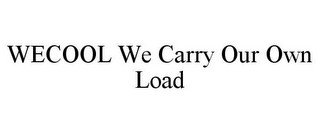 WECOOL WE CARRY OUR OWN LOAD