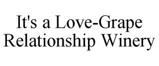 IT'S A LOVE-GRAPE RELATIONSHIP WINERY