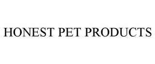 HONEST PET PRODUCTS