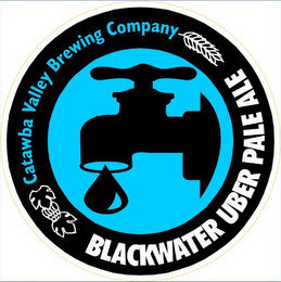 CATAWBA VALLEY BREWING COMPANY BLACKWATER UBER PALE ALE