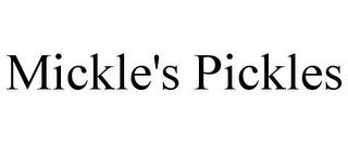 MICKLE'S PICKLES recognize phone