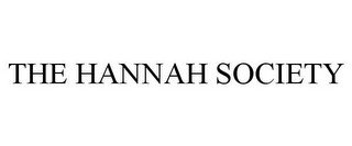 THE HANNAH SOCIETY