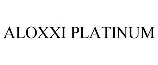 ALOXXI PLATINUM recognize phone