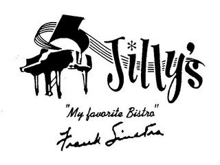 JILLY'S "MY FAVORITE BISTRO" FRANK SINATRA