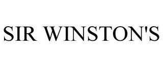 SIR WINSTON'S