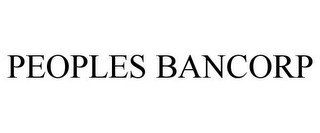 PEOPLES BANCORP
