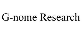 G-NOME RESEARCH