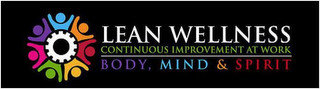LEAN WELLNESS CONTINUOUS IMPROVEMENT ATWORK BODY, MIND & SPIRIT