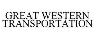 GREAT WESTERN TRANSPORTATION recognize phone