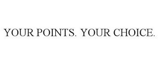 YOUR POINTS. YOUR CHOICE.