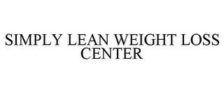 SIMPLY LEAN WEIGHT LOSS CENTER