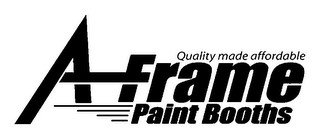 QUALITY MADE AFFORDABLE A-FRAME PAINT BOOTHS recognize phone