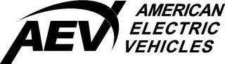 AEV AMERICAN ELECTRIC VEHICLES