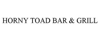 HORNY TOAD BAR & GRILL recognize phone