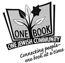 ONE BOOK ONE JEWISH COMMUNITY CONNECTING PEOPLE ONE BOOK AT A TIME