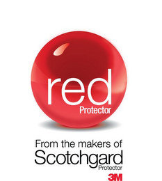 RED PROTECTOR FROM THE MAKERS OF SCOTCHGARD PROTECTOR 3M