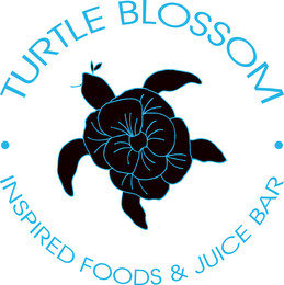 · TURTLE BLOSSOM · INSPIRED FOODS & JUICE BAR recognize phone