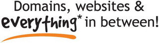 DOMAINS, WEBSITES & EVERYTHING* IN BETWEEN!