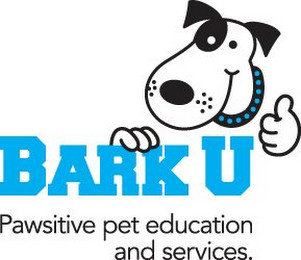 BARK U PAWSITIVE PET EDUCATION AND SERVICES. recognize phone