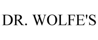 DR. WOLFE'S
