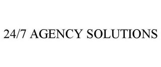 24/7 AGENCY SOLUTIONS recognize phone
