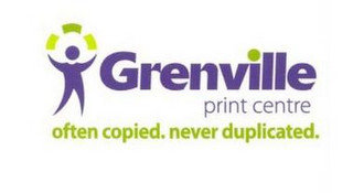 GRENVILLE PRINT CENTRE OFTEN COPIED. NEVER DUPLICATED.